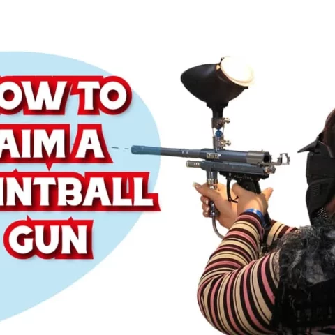 How To Aim A Paintball Gun